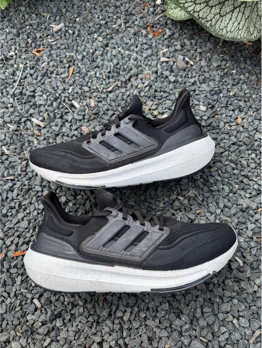 Adidas UltraBoost Light Black White Size 9.5M 11W